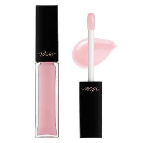 Visee Essence Lip Plumper Sheer Pink Gloss 5.5mL for Volume and Moisture