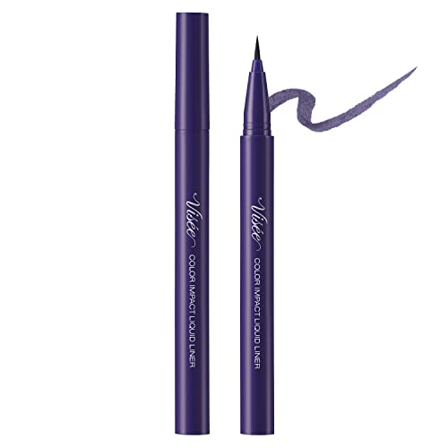 Visee Riche Color Impact Liquid Liner Eyeliner PU140 Purple 0.4 milliliters (x 1)
