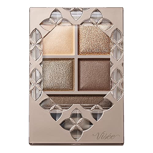 Visee Riche Panorama Design Eye Palette Eyeshadow BR-1 Beige Brown 5.5g
