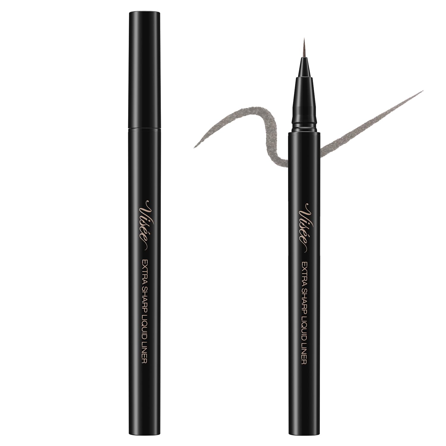 Visee Extra Sharp Liquid Liner Brown Black 0.4mL for Precise Application