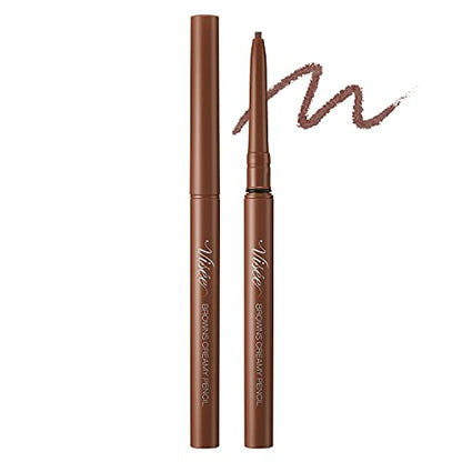 Visee Riche Creamy Pencil Eyeliner Fragrance-Free 0.1g Chocolate Brown