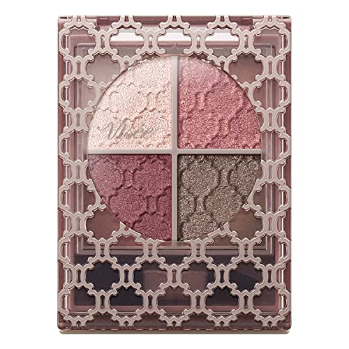 Visee Glossy Rich Eyes Eyeshadow Passion Red Fragrance-Free 4.5g