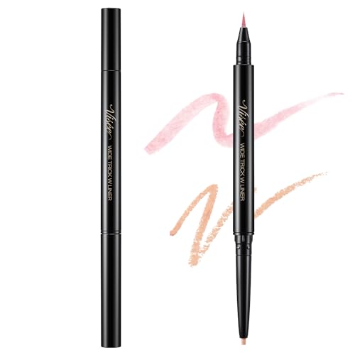 Visee Wide Trick Double Liner 10 Nuance Red &amp; Beige Pink 0.4g Double Eyelid Liner Tear Bag Liner Tear Bag Concealer 2in1 Shadow Color Dimension