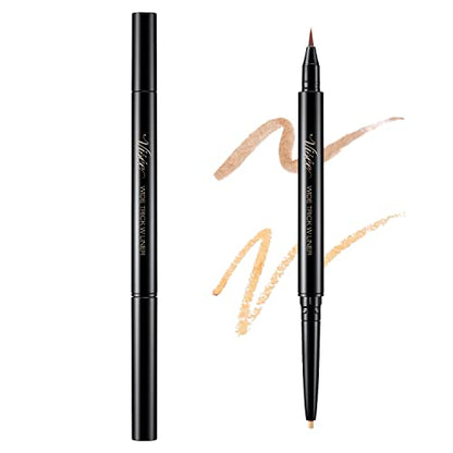 Visee Wide Trick Double Liner Nuance Brown &amp; Beige 0.4g