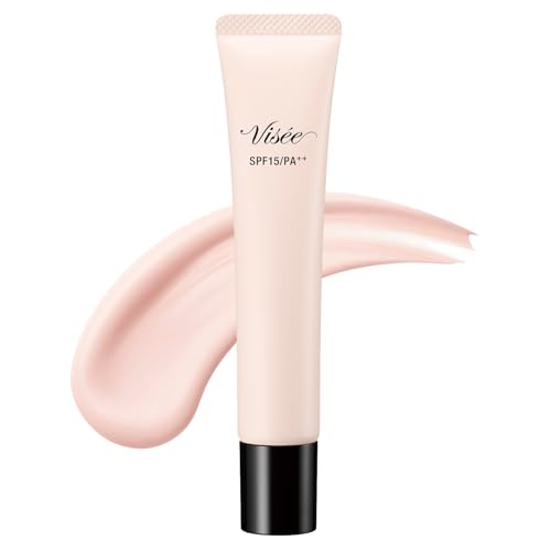 Visee Tone Up Skin Designer (Sheer) 21 Sheer Pearl Pink 30g Makeup Base Color Enhancement Glow Sebum Pore Serum Ingredients SPF15/PA++