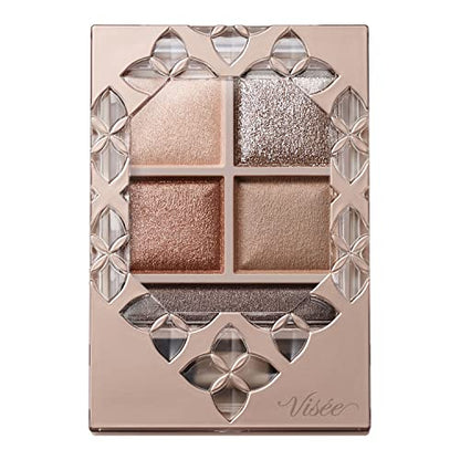Visee Riche Panorama Design Eye Palette Eyeshadow BR-2 Greige Brown 5.5g