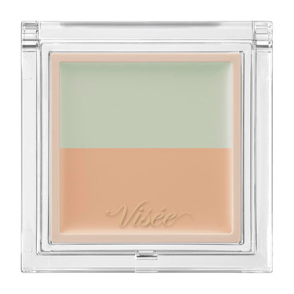 Visee Color Duo Trick Concealer Green Trick 2.5g for Redness Coverage