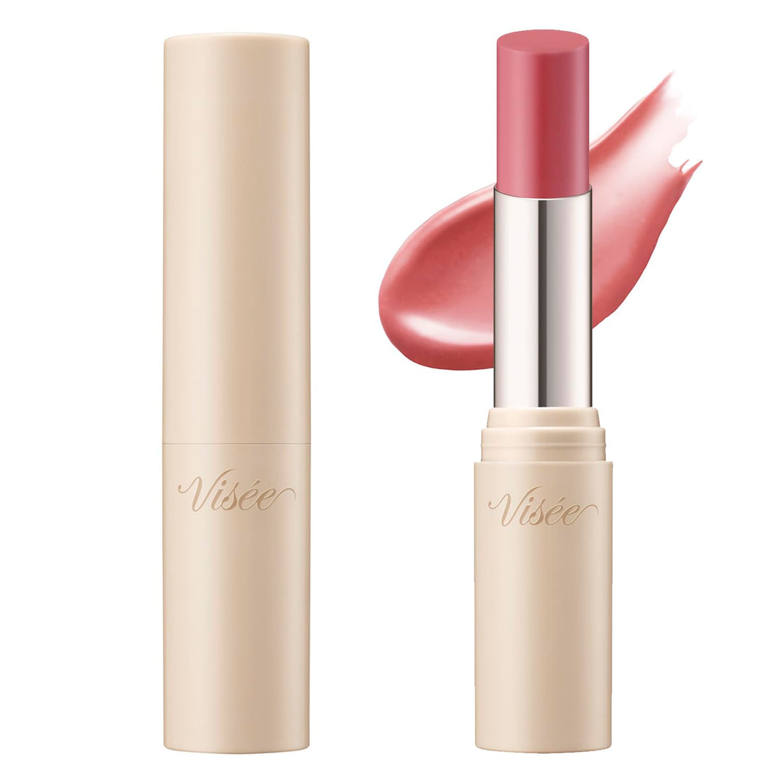 Visee Essence Plump Balm PK881 Mute Peach 3.3g Hydrating Lip Balm