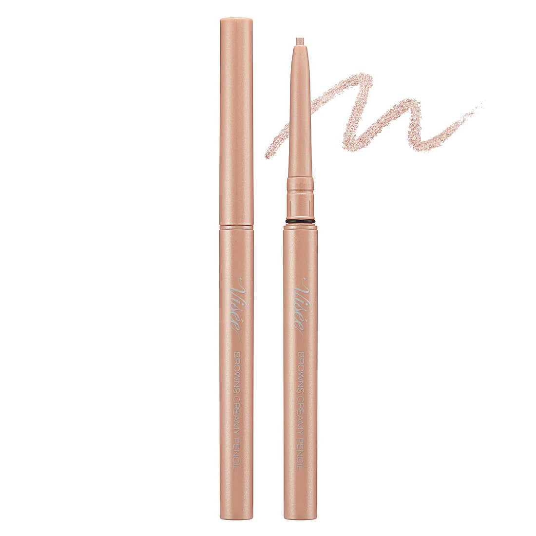 Visee Creamy Pencil Eyeliner Pearl Beige 0.1g Fragrance-Free