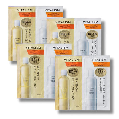 VITALISM Scalp Care Shampoo and Conditioner Travel Set for Women