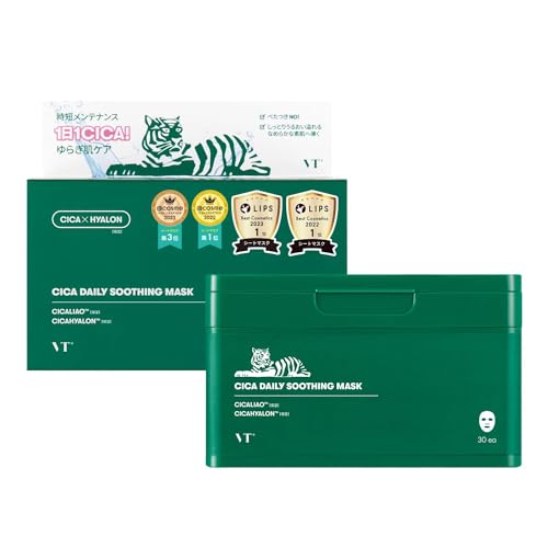 VT COSMETICS VTCOSMETICS Sheet Mask 5 kinds Skincare Korean Cosmetics CICA CICA (Daily Soothing Mask)