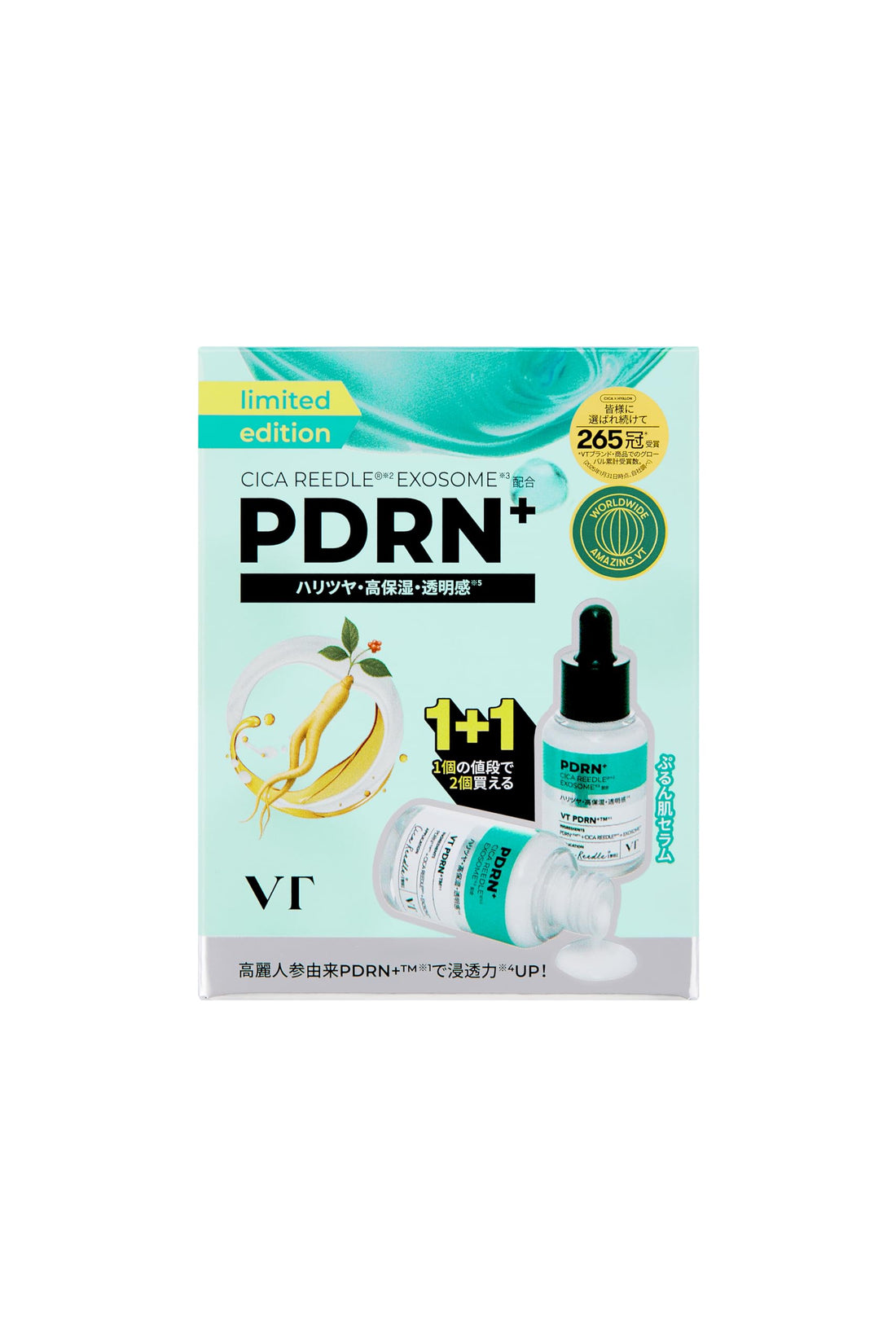 VT COSMETICS Sérum PDRN+ 30ml pour Hydratation et Éclat