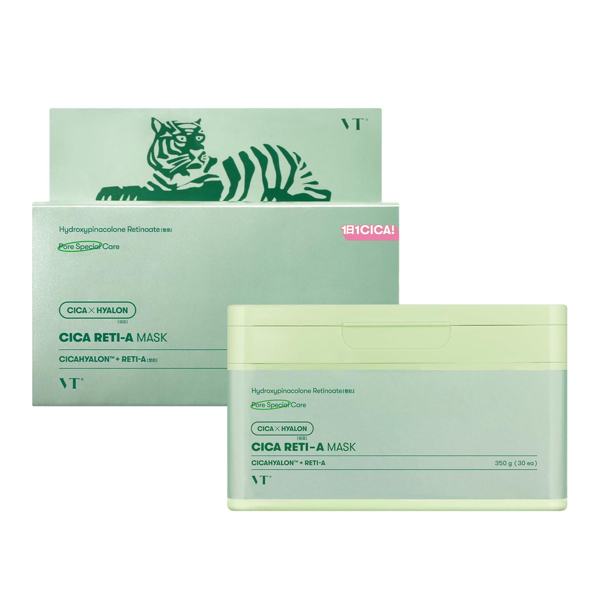 VT COSMETICS Sheet Mask with Cica and Retinol for Radiant Skin