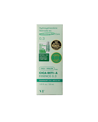 VT COSMETICS Cica Letch A Essence Retinol 30ml for Japanese Skincare