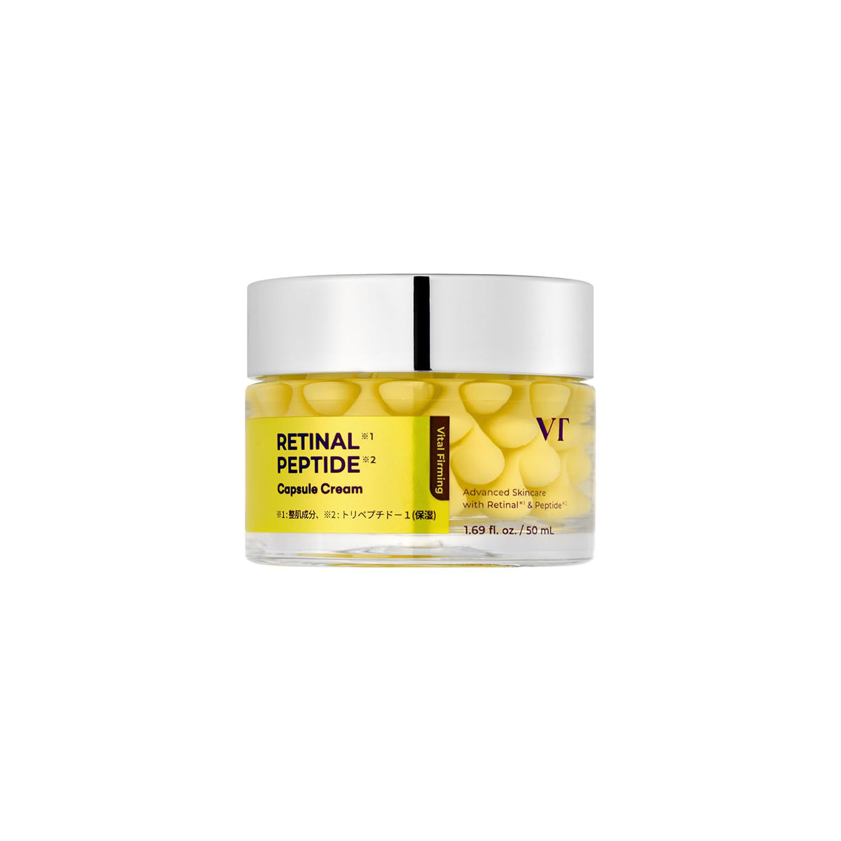 VT COSMETICS Retinal Peptide Capsule Cream 50ml for Hydration and Elasticity