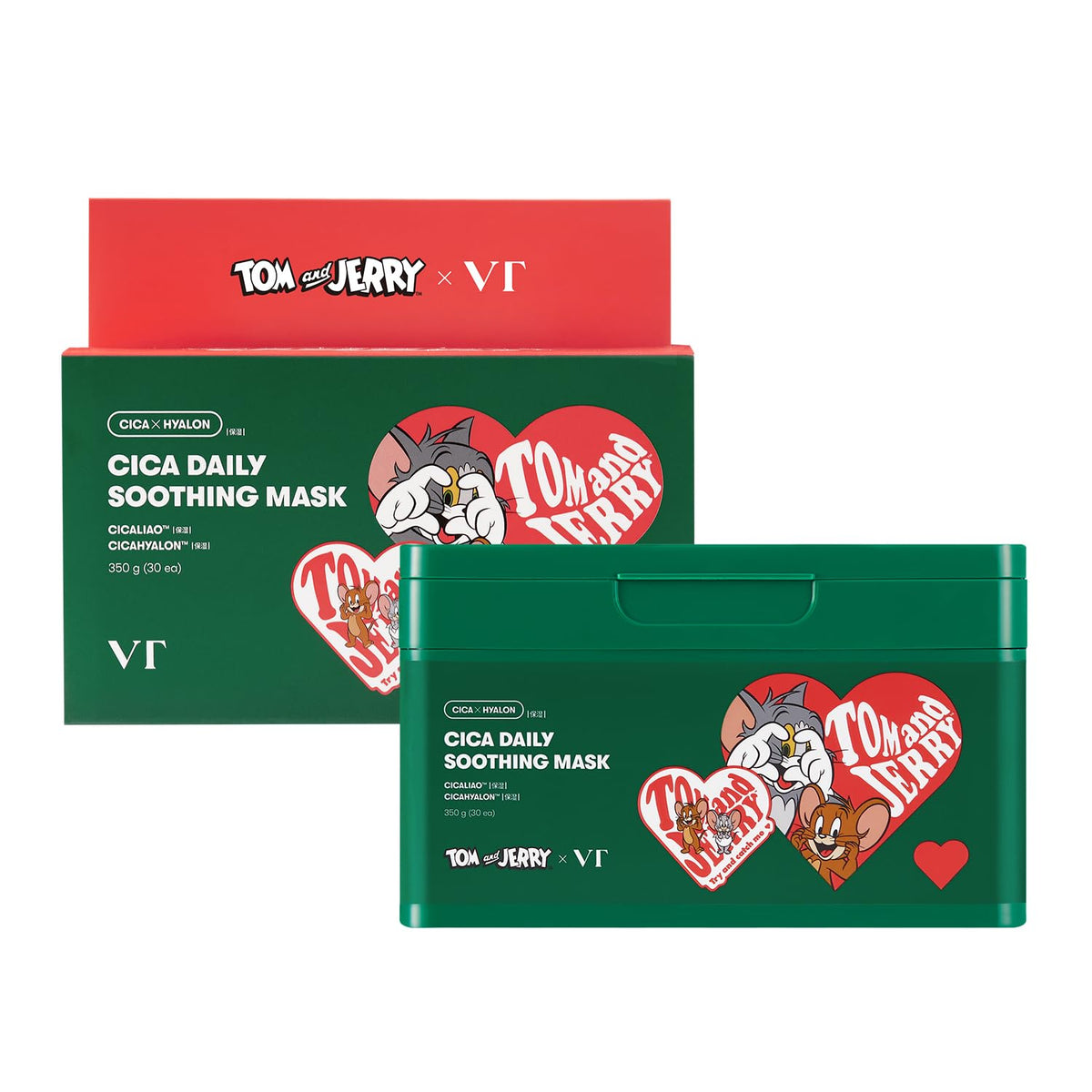 VT COSMETICS CICA Daily Soothing Face Mask Tom and Jerry Edition