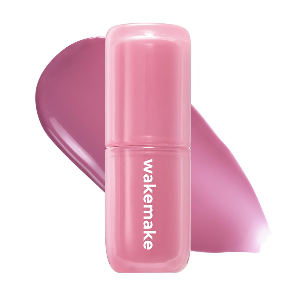 WAKEMAKE Waterful Glow Tint 4.6g Sheer Lip Tint for Hydration and Color