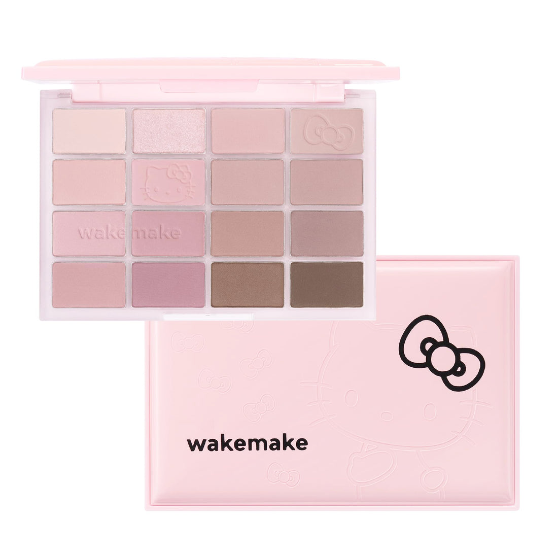 WAKEMAKE Soft Blurring Eye Palette 29 Soy Pink Blurring 16 Shades