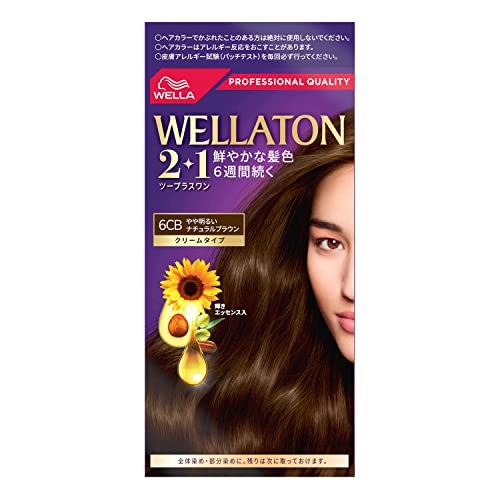 Wella Color Crème 6CB Natural Brown 1 Pack