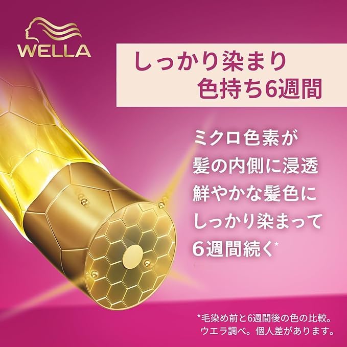 Wella Hair Color Milky Type 7GM Bright Matte Brown 6 Weeks Color