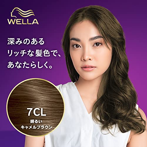 Wella Hair Color Cream 7CL Bright Camel Brown 1 Pack