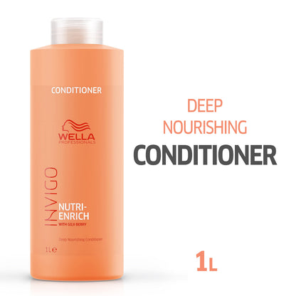 Wella Invigo Nutri-Enrich Deep Conditioner 1000ml for Nourished Hair