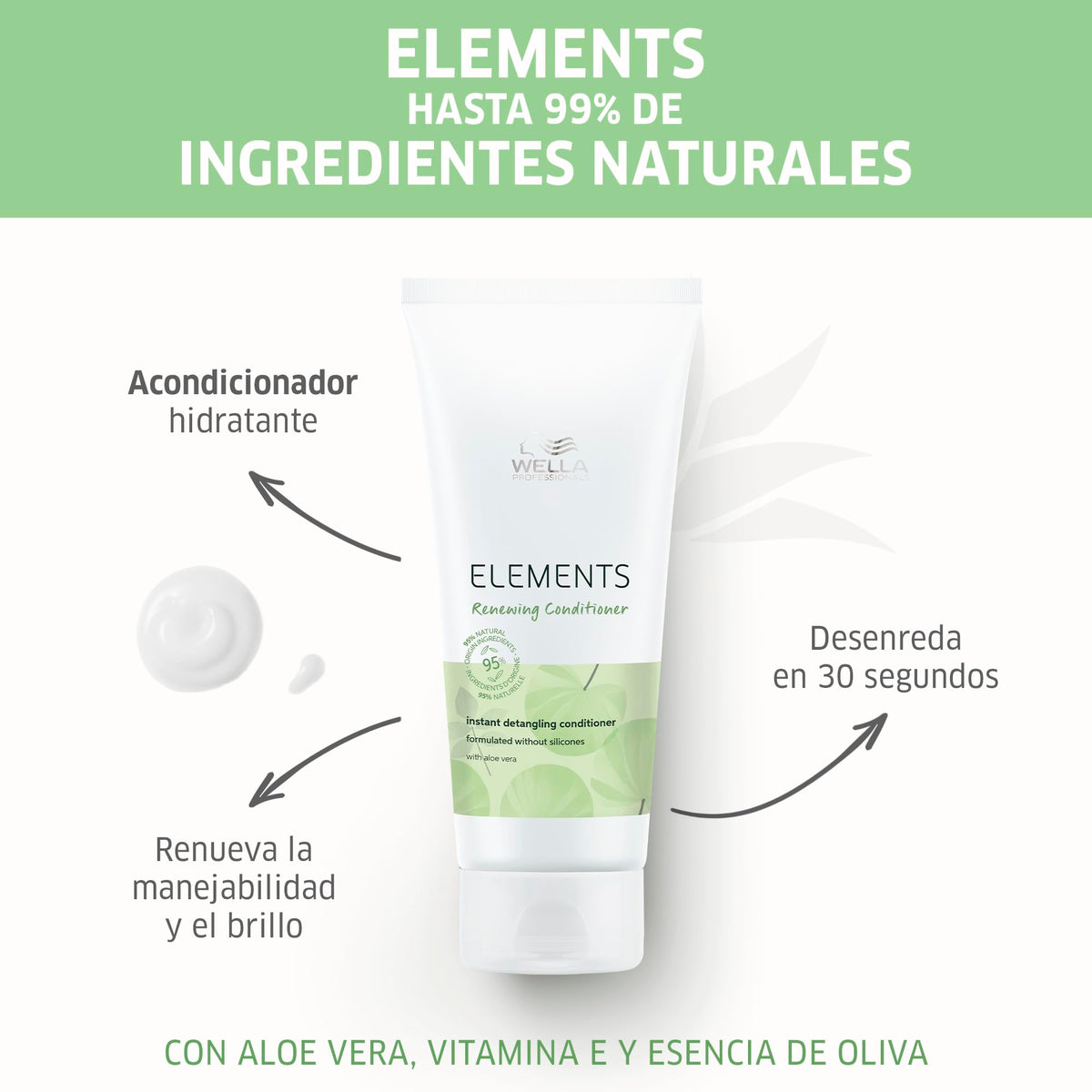Wella Elements R Conditioner 200ml Lightweight Hydration