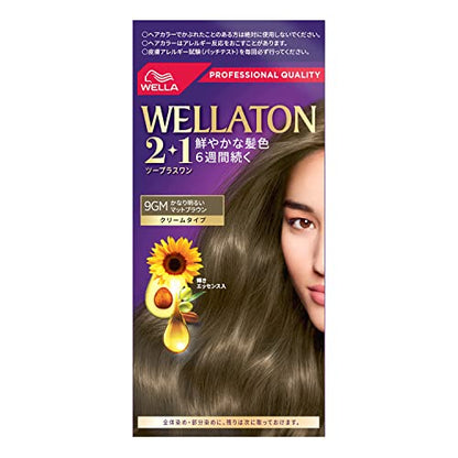 WELLATON 2+1 Coloration crème 9GM brun mat très clair, 1 unité