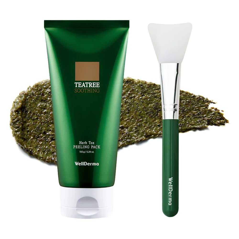 Wellderma Tea Tree and Mugwort Herb Peeling Pack 150g