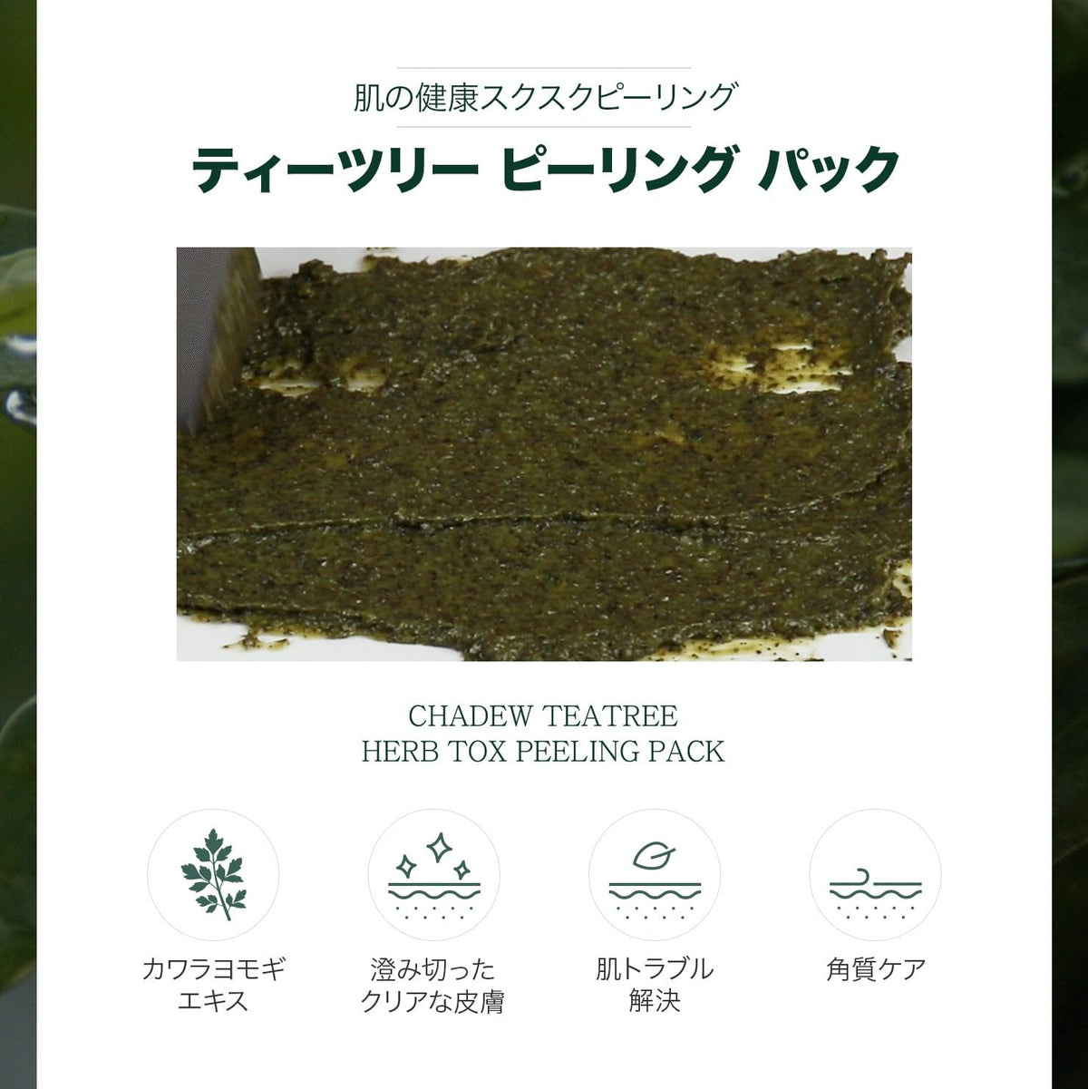 Wellderma Tea Tree and Mugwort Herb Peeling Pack 150g