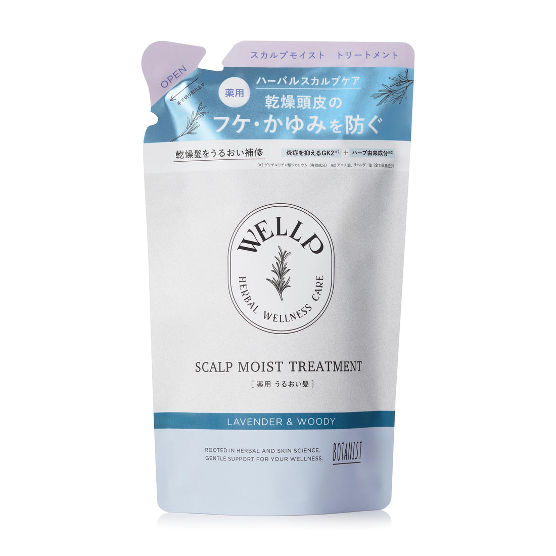 WELLP Moist Treatment Refill for Scalp Care 400ml