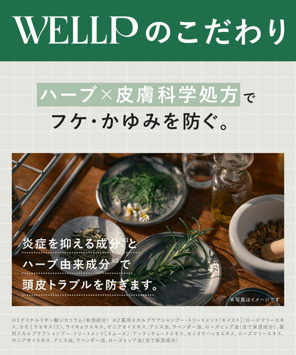 WELLP Moist Treatment Refill for Scalp Care 400ml