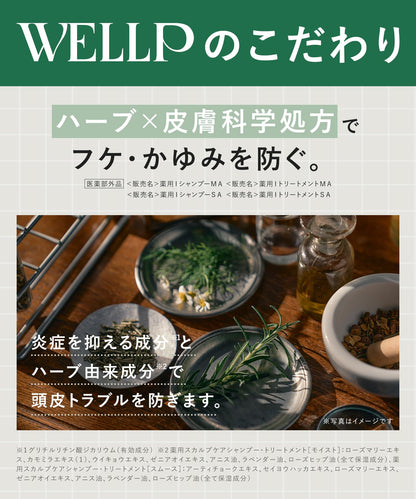 WELLP Smooth Treatment Refill for Scalp Care 500ml