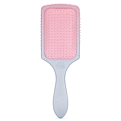 Wet Brush Paddle Detangler for Effortless Styling in Ombre Pink/Purple