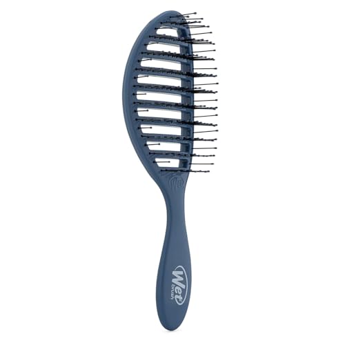 Wet Brush Speed Dry Elemental Blue Hair Brush for Quick Drying