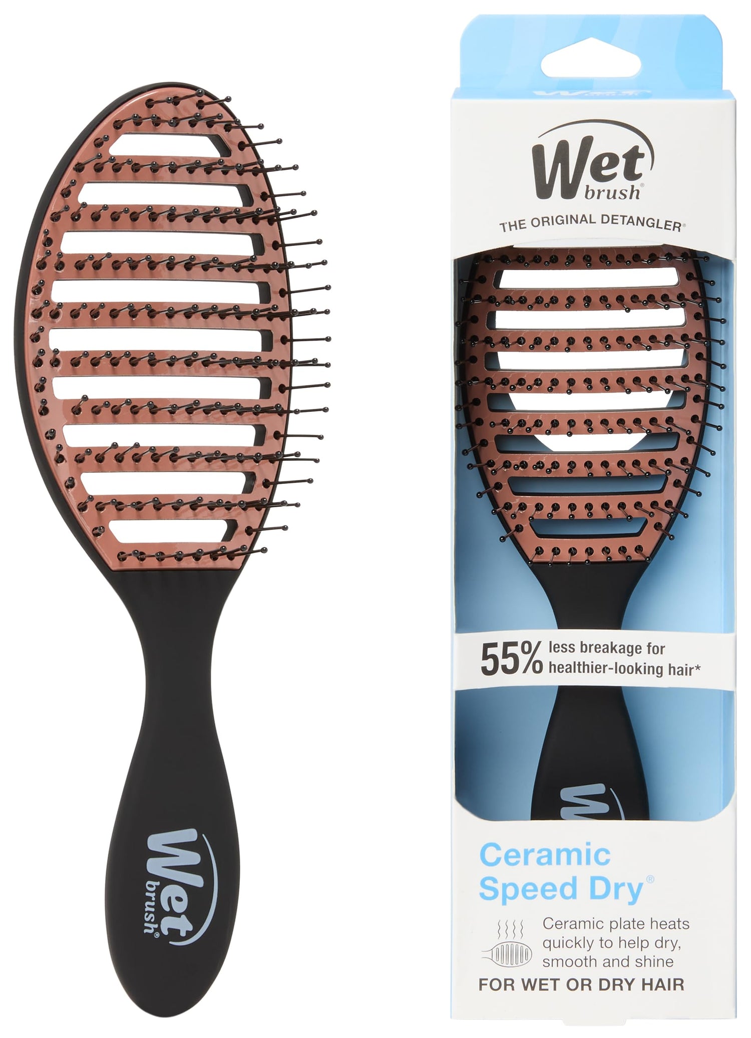 Wet Brush Speed Dry Céramique Brosse à Cheveux