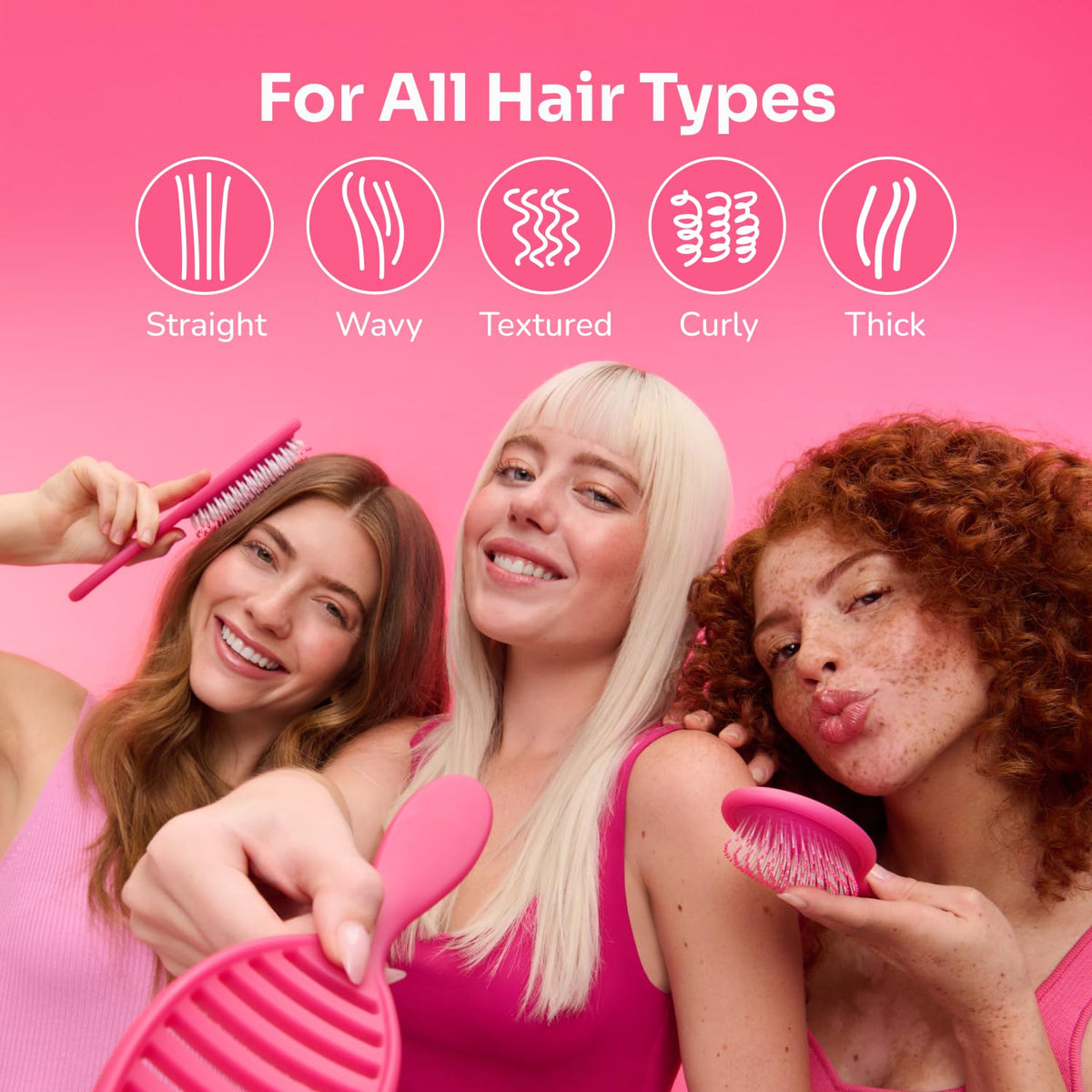 Wet Brush Speed Dry Hair Brush Black One Piece