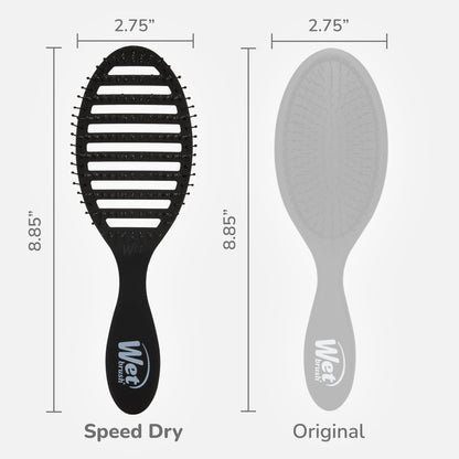 Wet Brush Speed Dry Hair Brush Black One Piece