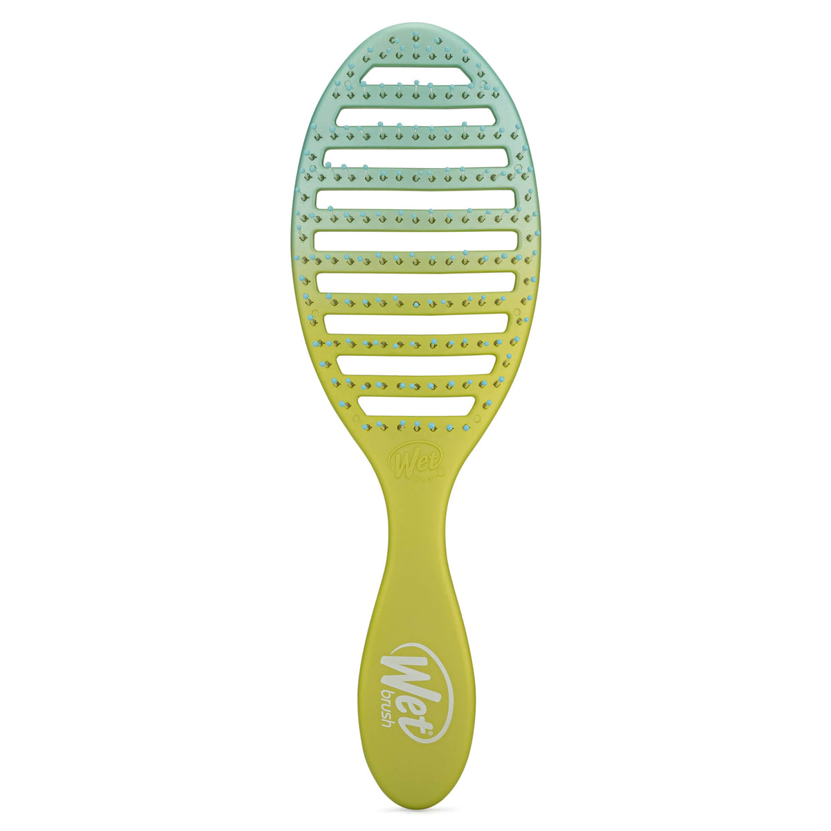 Wet Brush Speed Dry Feel Good Ombre Hair Brush Green Blue 1 Count