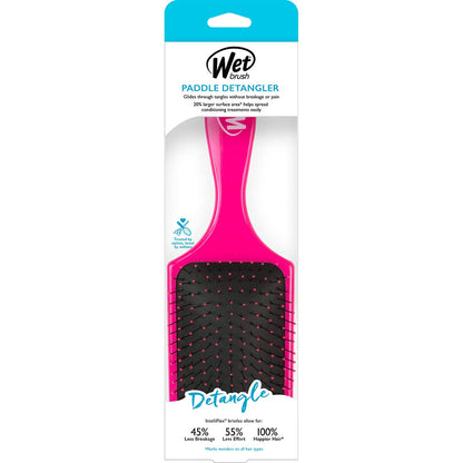 Wet Brush Paddle Detangler Hair Brush Pink for Japanese Hair Care