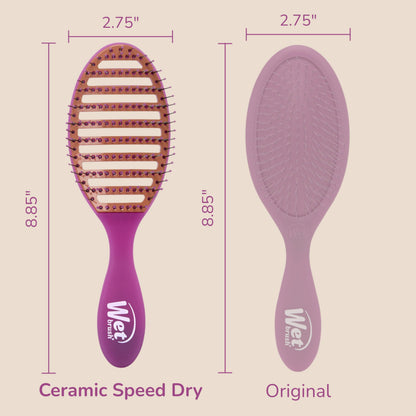 Wet Brush Ceramic Speed Dry Hair Brush Purple