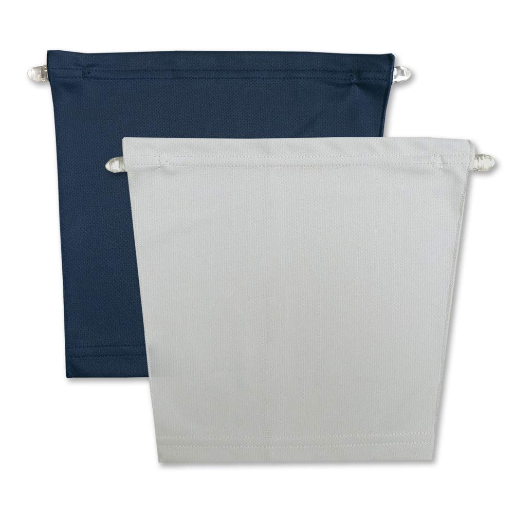 White Beauty Front Camisole Set with UV Protection in Navy and Gray