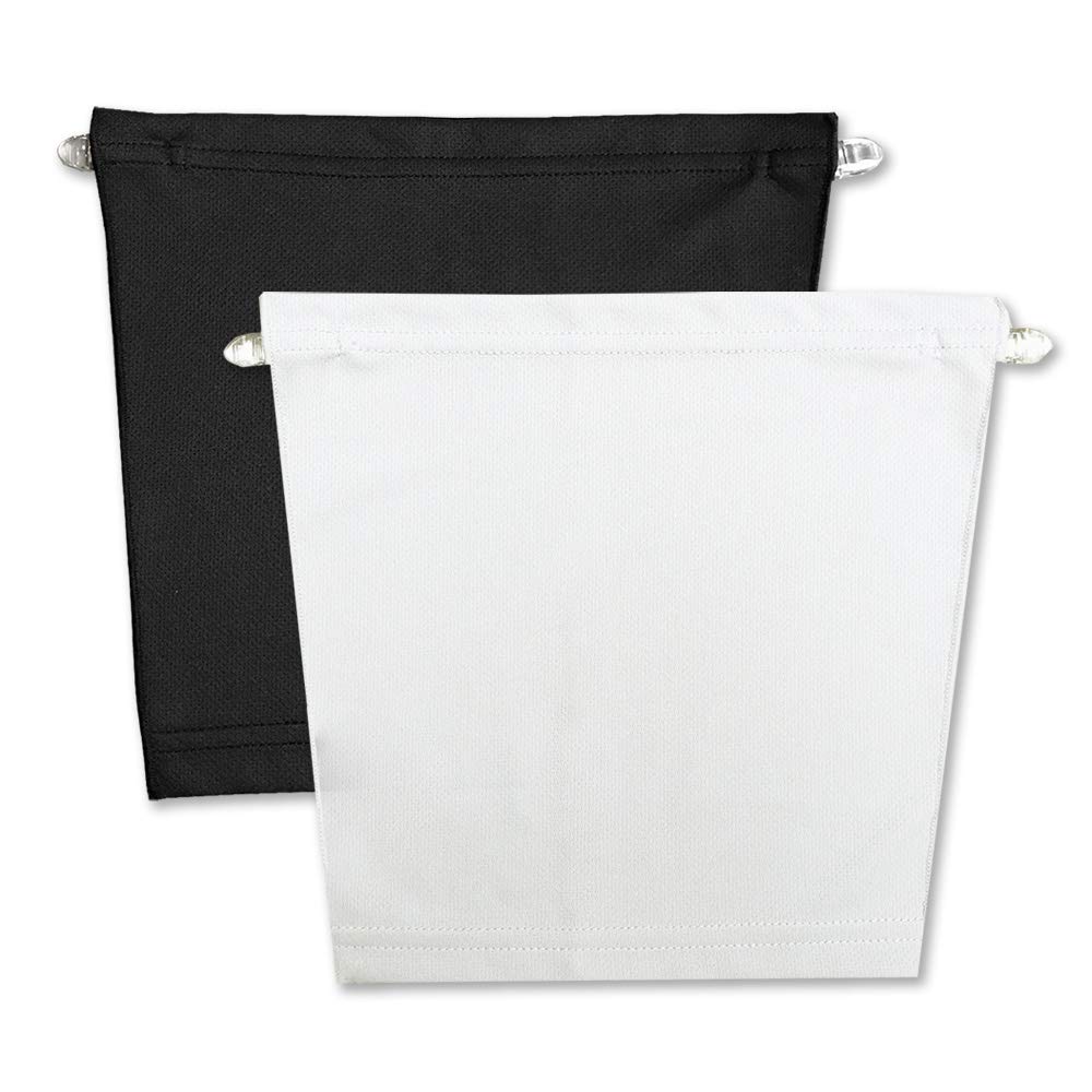 White Beauty Front Camisole Set with UV Protection in Black and White