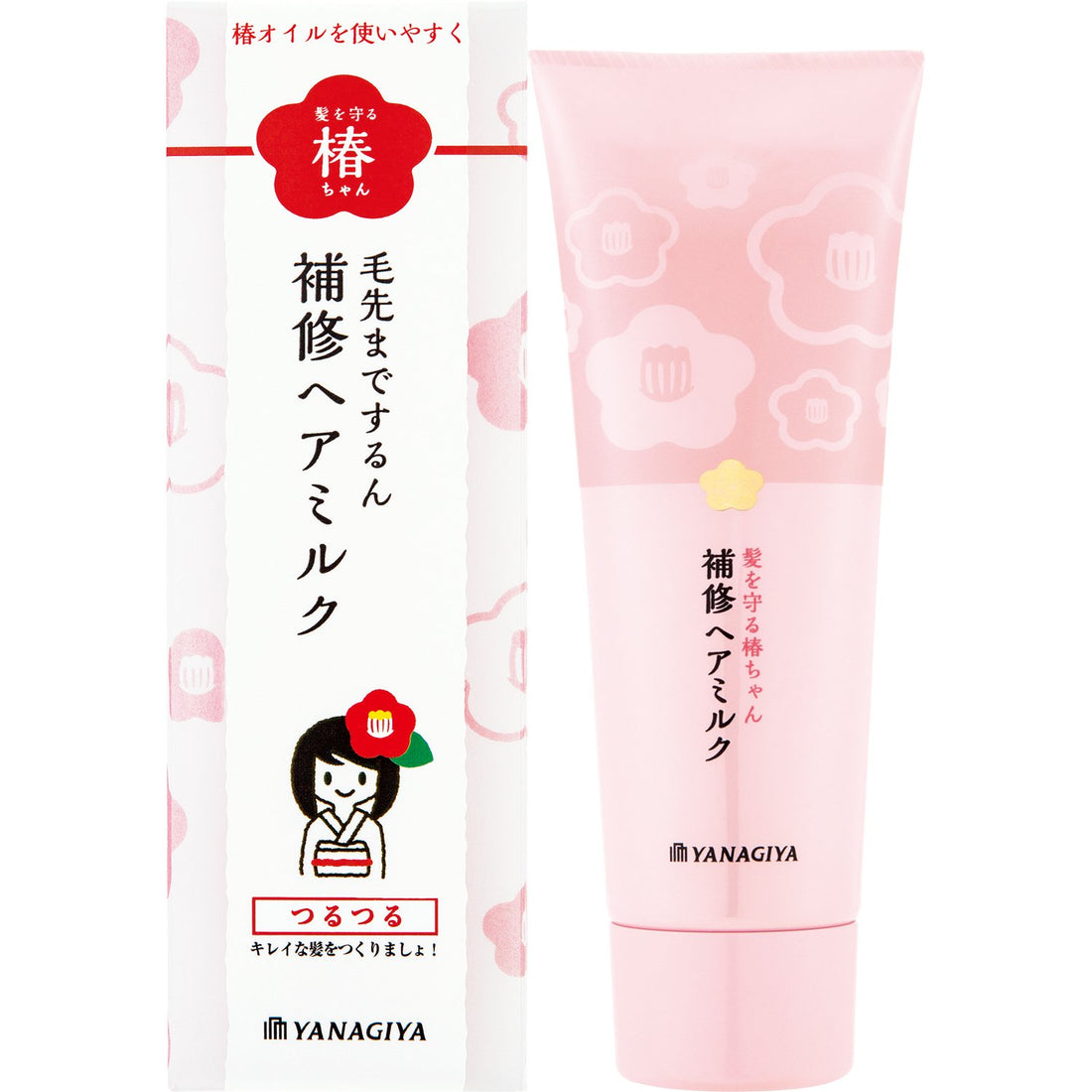 Yanagiya Honten Tsubaki-chan Hair-Protecting Repair Hair Milk 120g