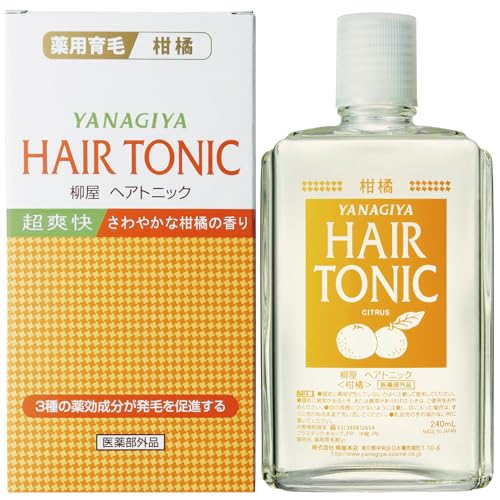 Yanagiyahonten Hair Tonic Citrus 240ml Japanese Hair Care