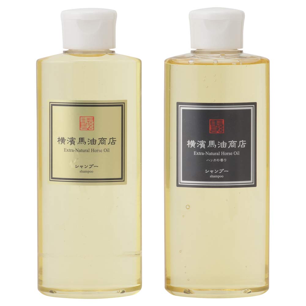 Yokohamabaayushouten Natural Horse Oil Shampoo 200ml with Orange Lavender Rosemary
