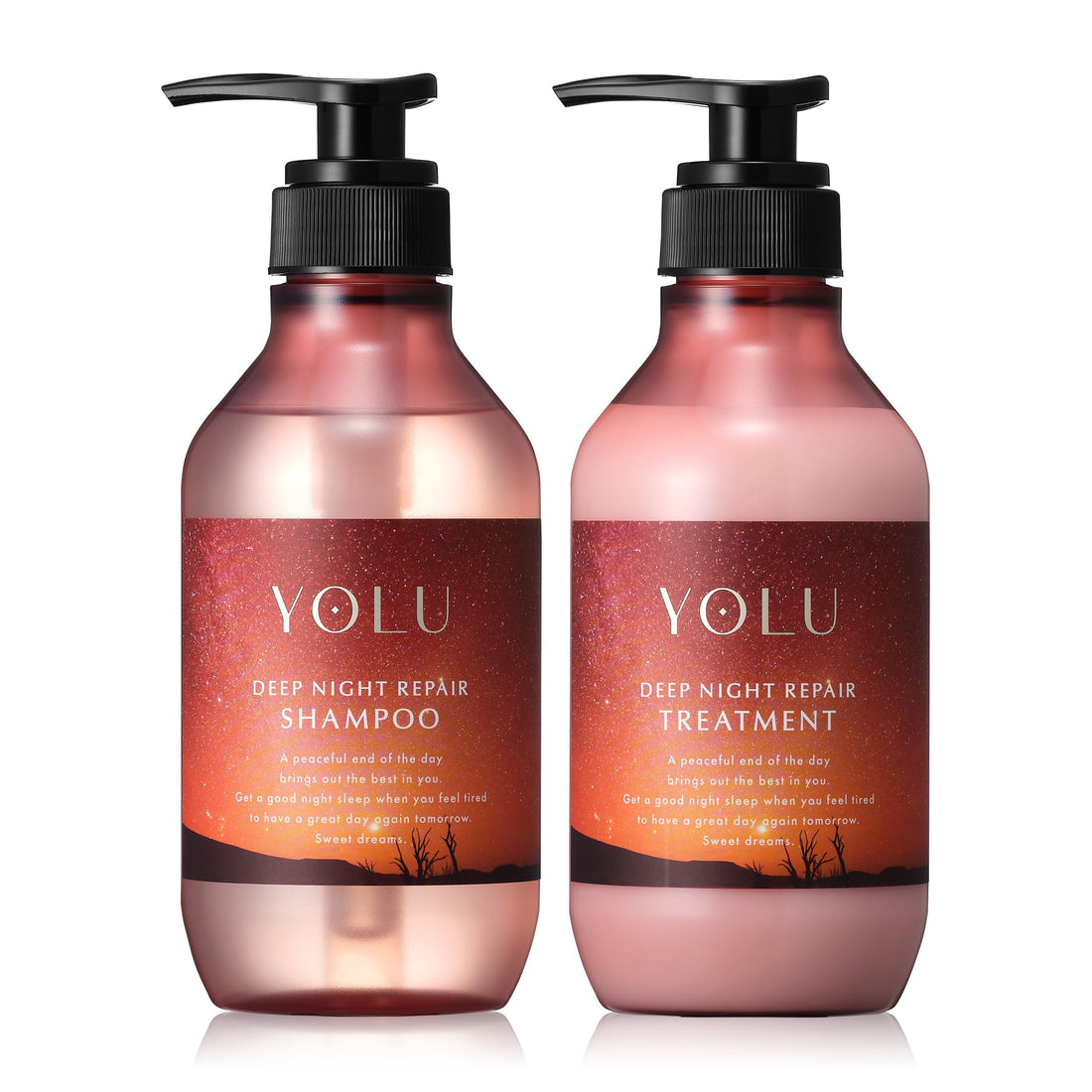 YOLU Deep Night Repair Shampoo and Conditioner Set 350ml