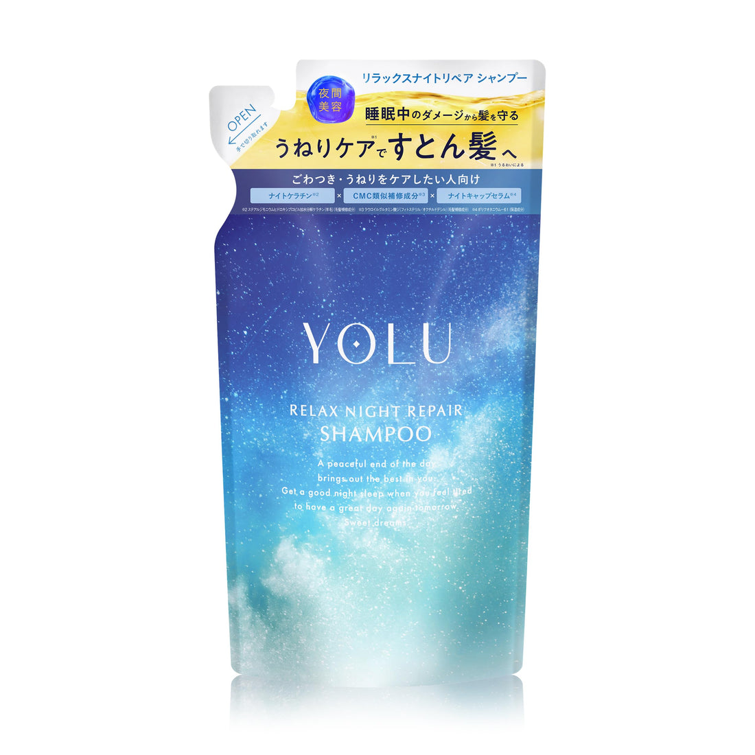 YOLU Relax Night Repair Shampoo Refill 400ml
