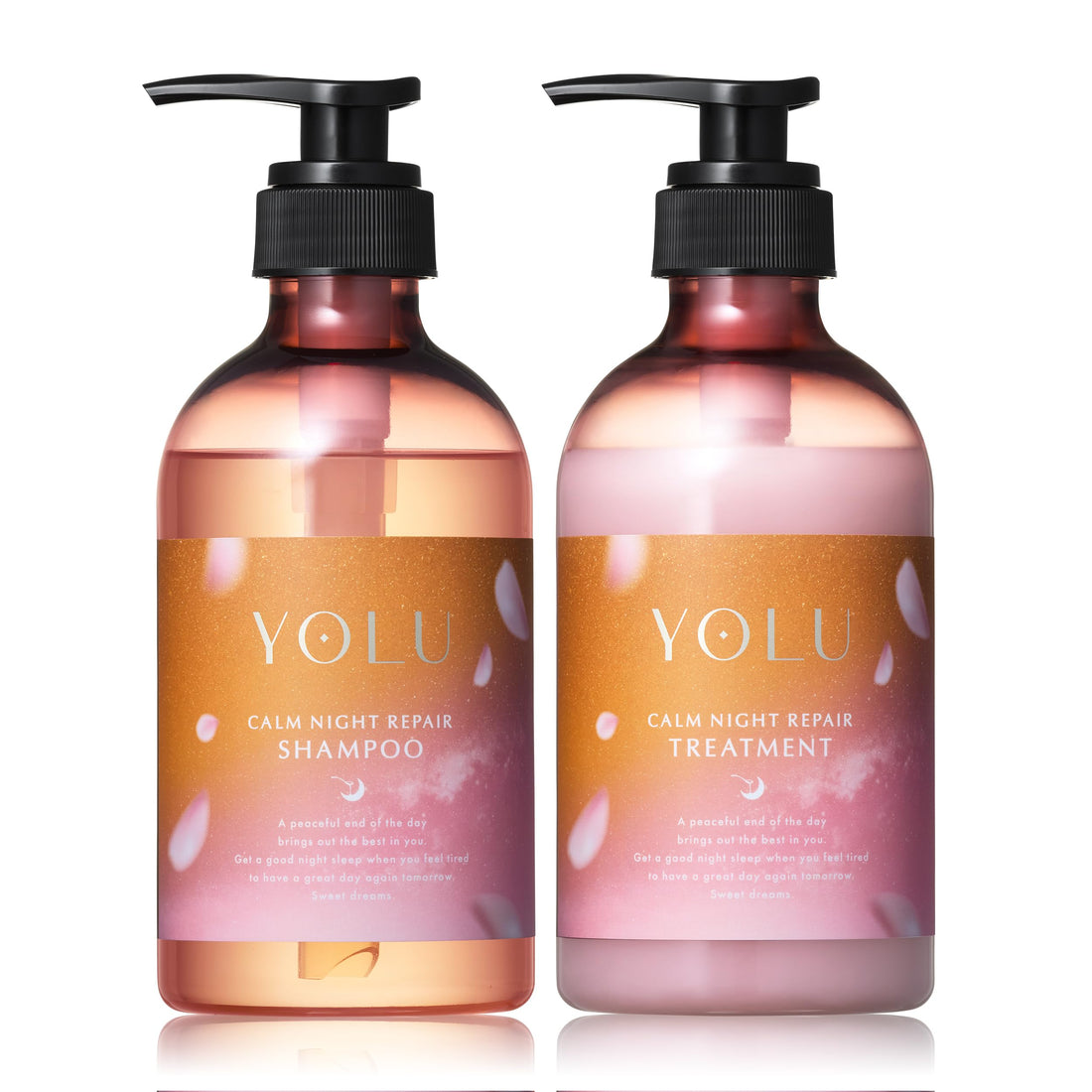 YOLU Night Repair Shampoo and Treatment Set for Dry Hair