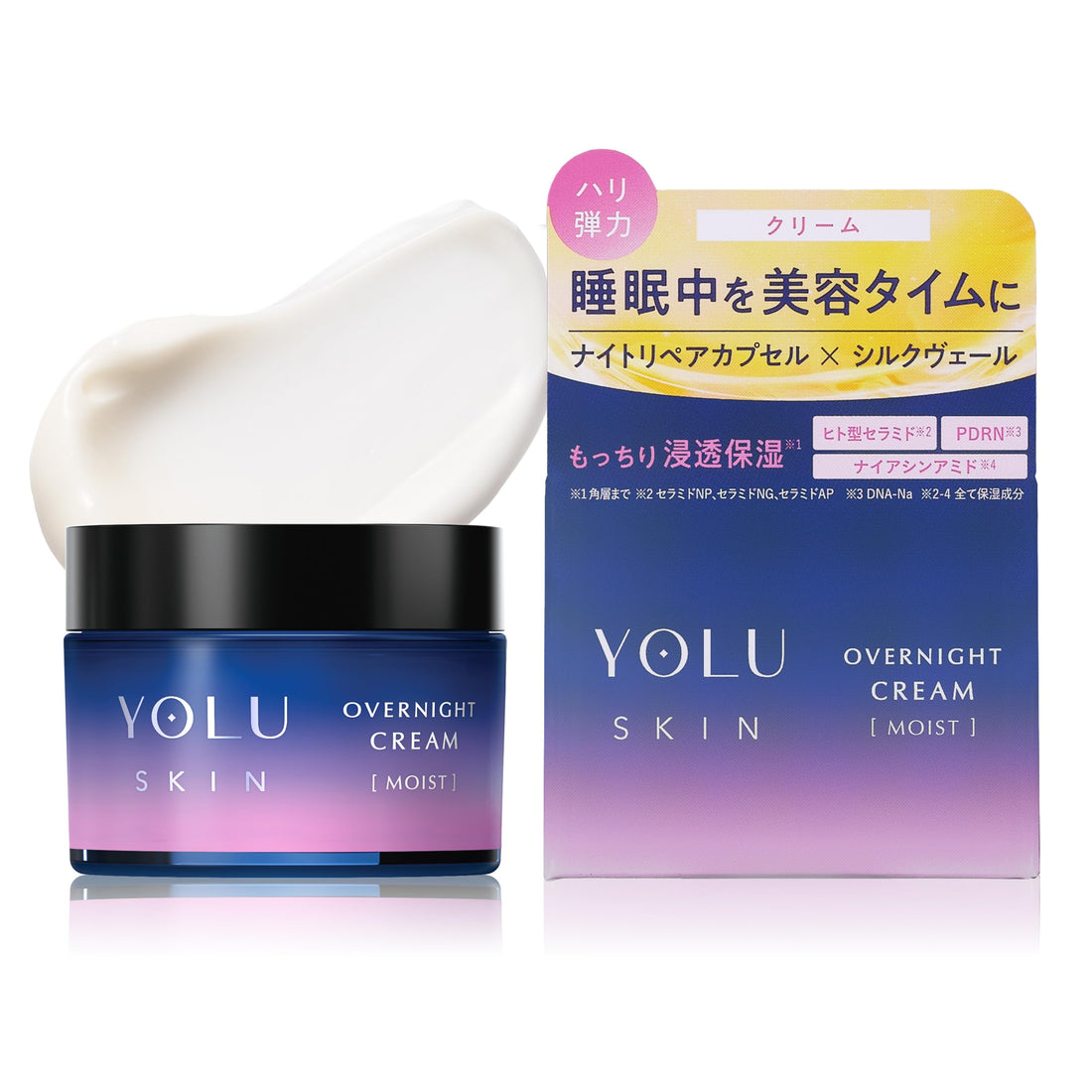 YOLU Skin Overnight Cream Moist 45g